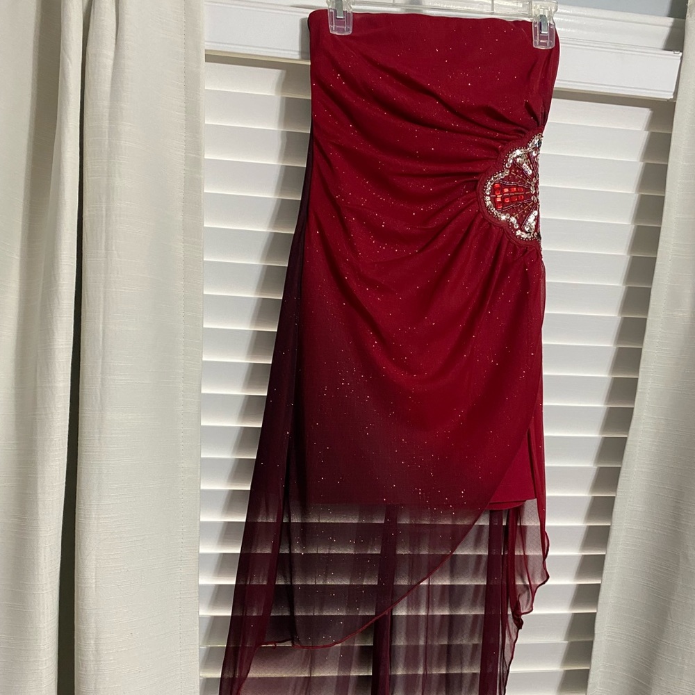 Strapless Red dress